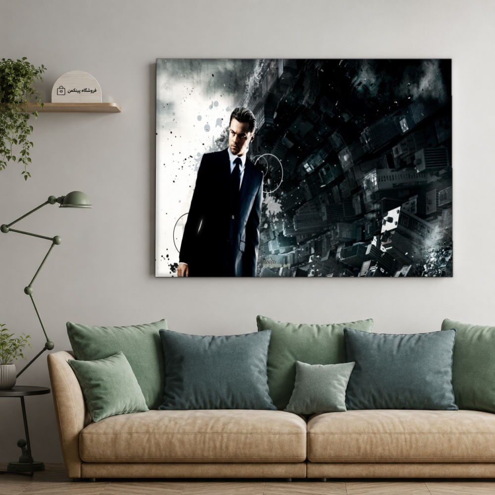 تابلو شاسی پینکمن طرح تلقین لئوناردو دیکاپریو - Inception Leonardo DiCaprio کد Jm 12