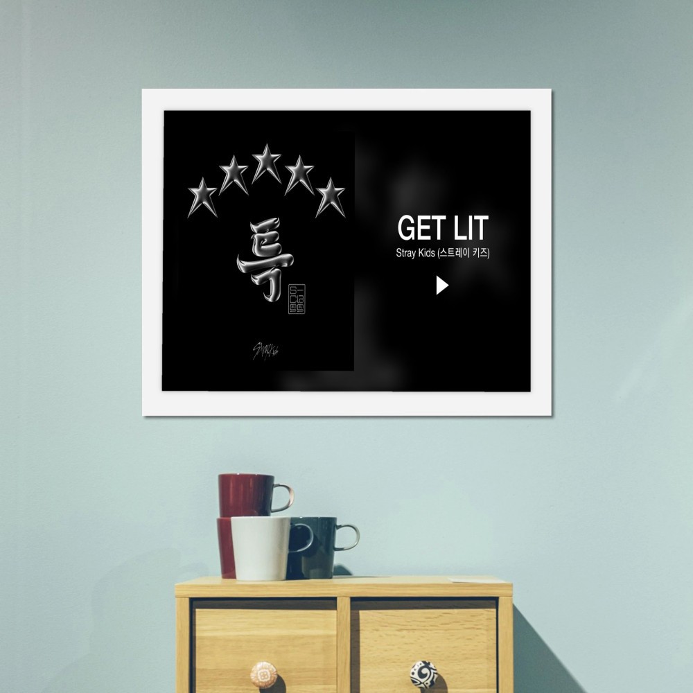 تابلو پینکمن طرح گروه استری کیدز GET LIT GET LIT Stray Kids 14 Jm
