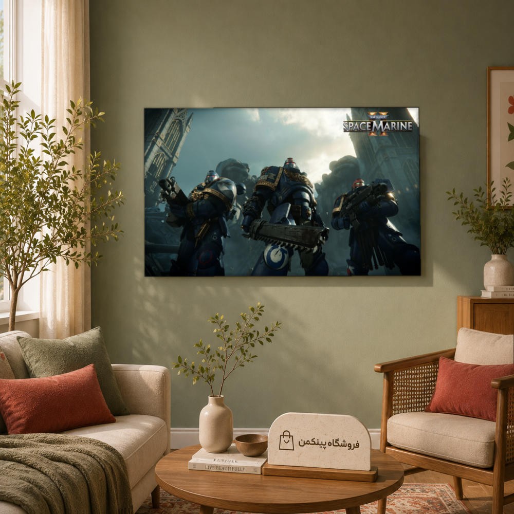 تابلو شاسی پینکمن طرح تفنگداران دریایی Video بازیها - Marines Video Games کد Jm 5