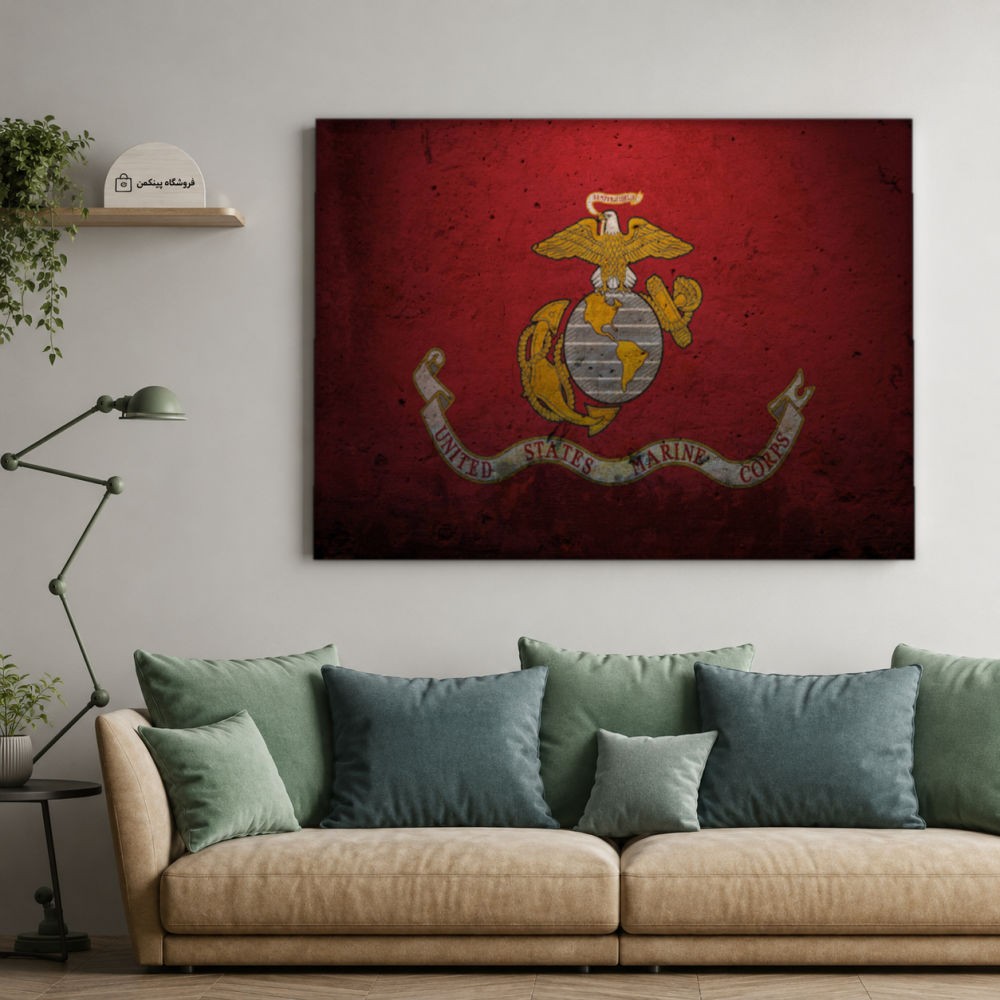 تابلو شاسی پینکمن طرح تفنگداران دریایی Corps بلند Resolution - Marines Corps Computer High Resolution کد Jm 7