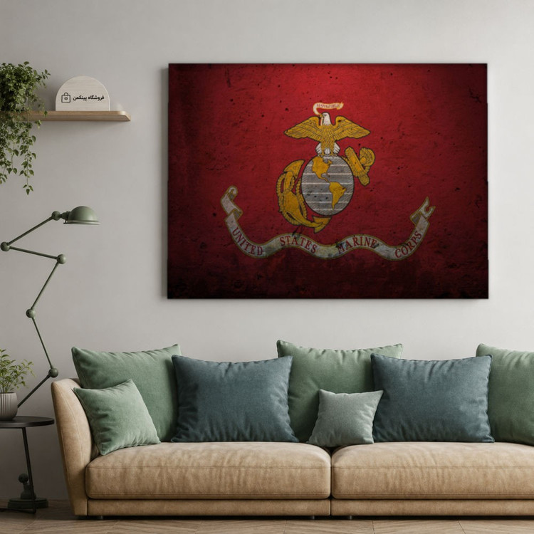 تابلو شاسی پینکمن طرح تفنگداران دریایی Corps بلند Resolution - Marines Corps Computer High Resolution کد Jm 7