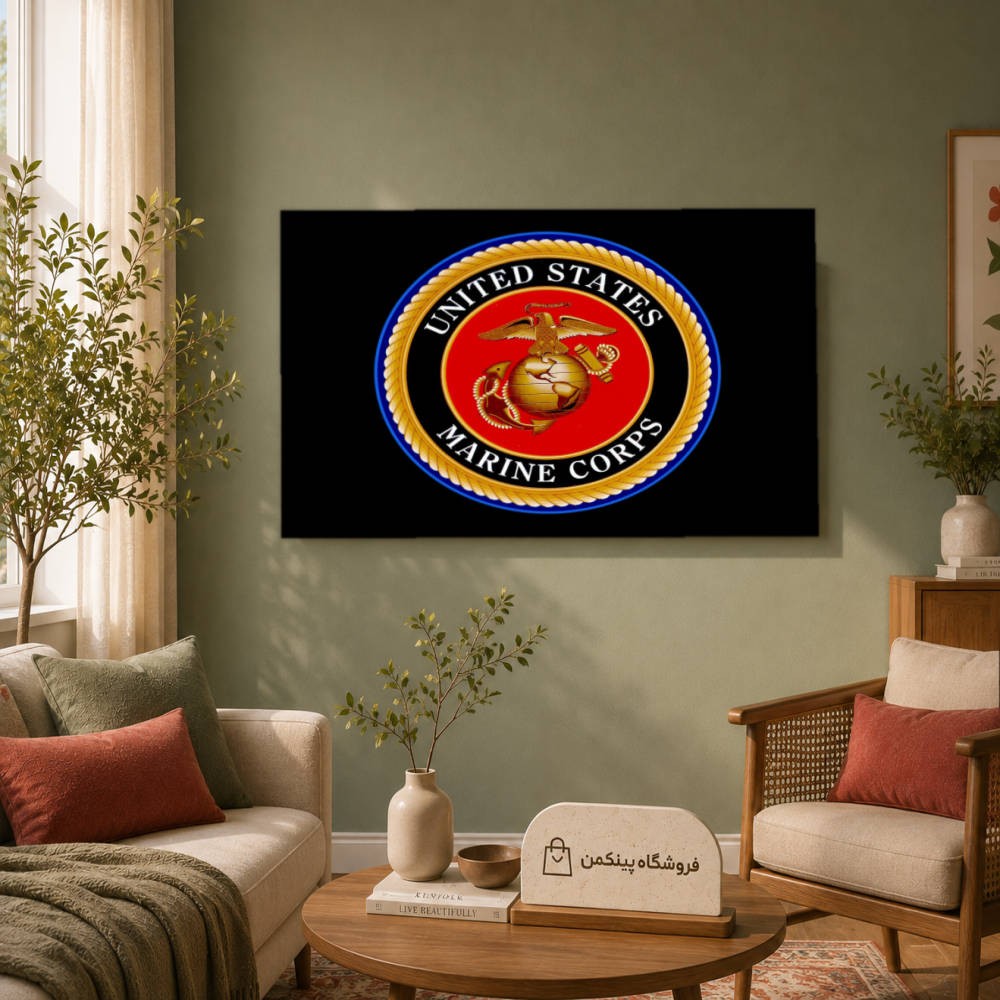 تابلو شاسی پینکمن طرح تفنگداران دریایی Corps بلند Resolution - Marines Corps Computer High Resolution کد Jm 35
