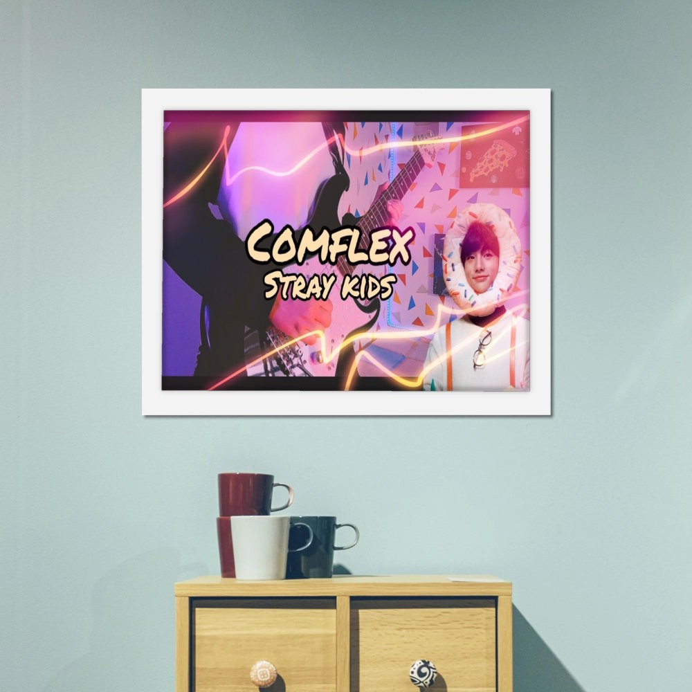 تابلو پینکمن طرح گروه استری کیدز Comflex Comflex Stray Kids 4 Jm