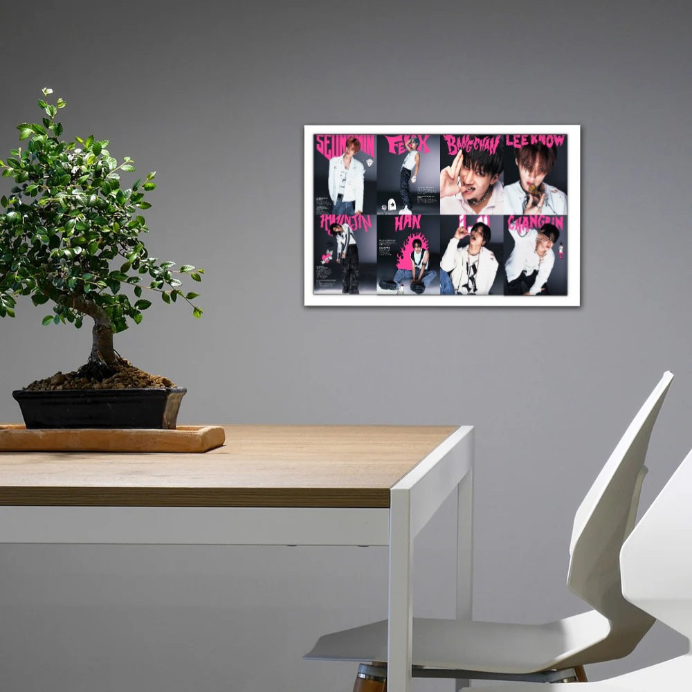 تابلو پینکمن طرح گروه استری کیدز Comflex Comflex Stray Kids 1 Jm