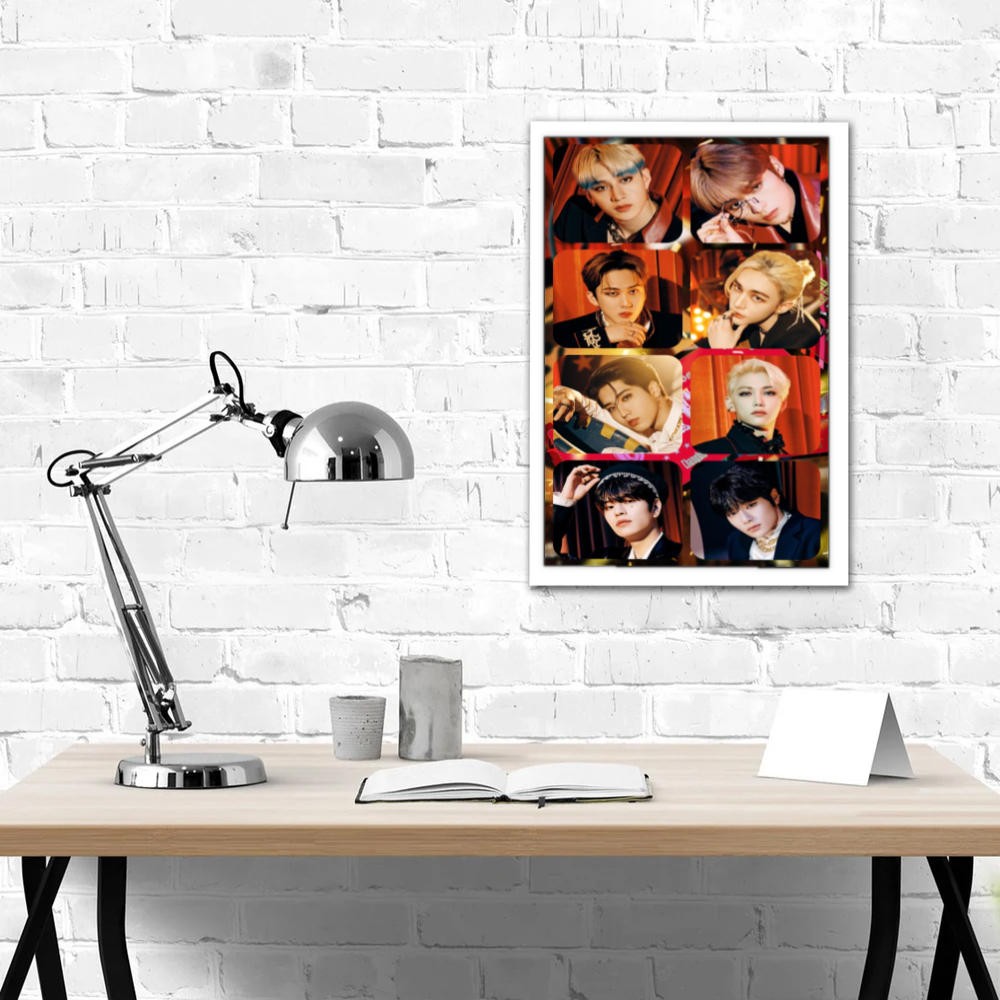 تابلو پینکمن طرح گروه استری کیدز Circus Circus Stray Kids 8 Jm