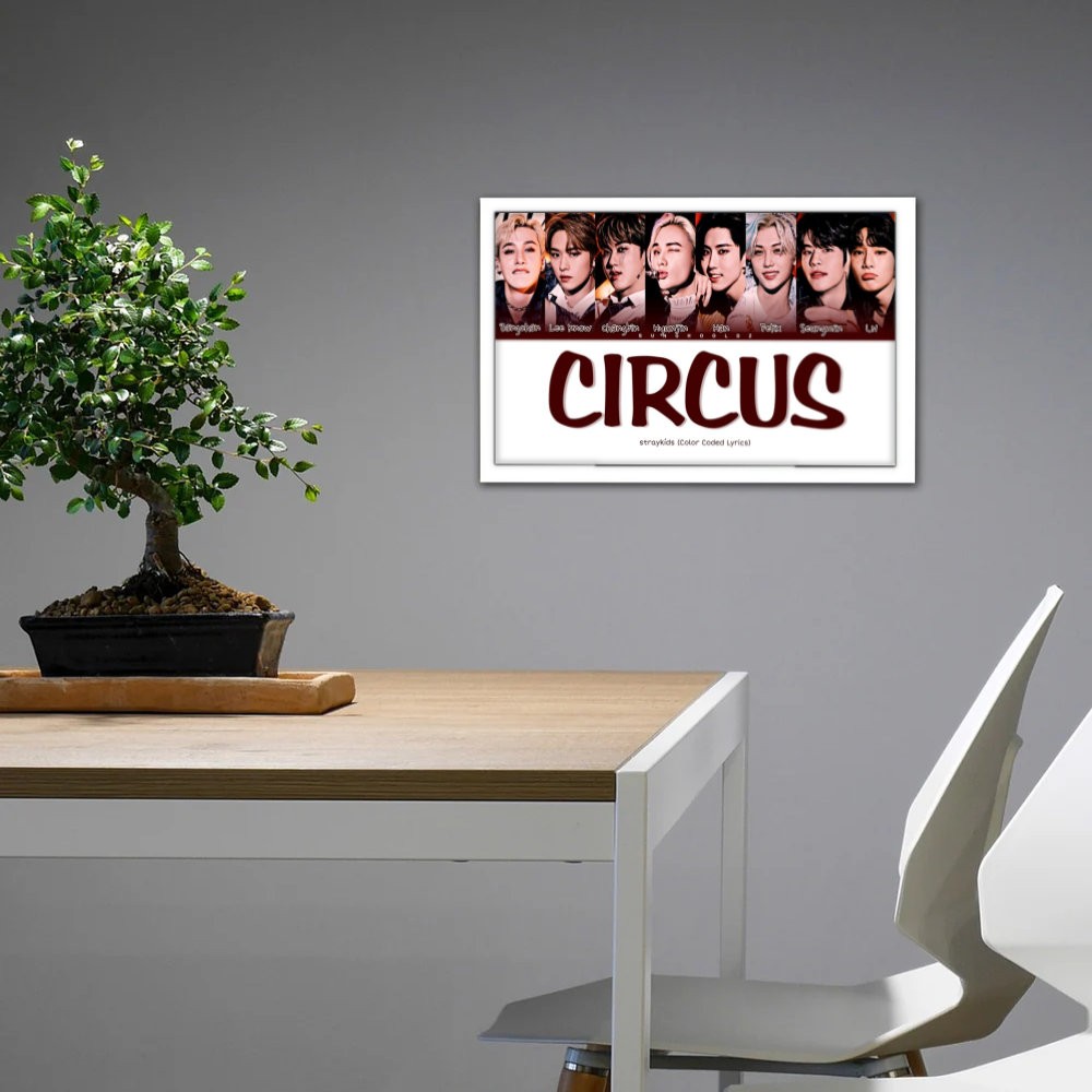 تابلو پینکمن طرح گروه استری کیدز Circus Circus Stray Kids 23 Jm
