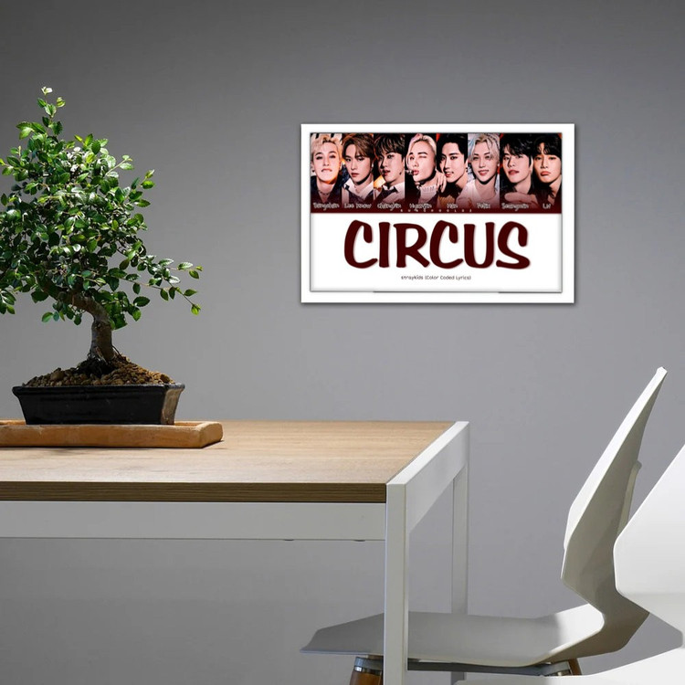 تابلو پینکمن طرح گروه استری کیدز Circus Circus Stray Kids 23 Jm