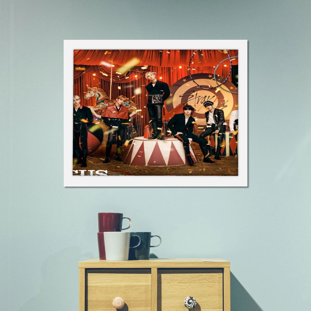 تابلو پینکمن طرح گروه استری کیدز Circus Circus Stray Kids 15 Jm