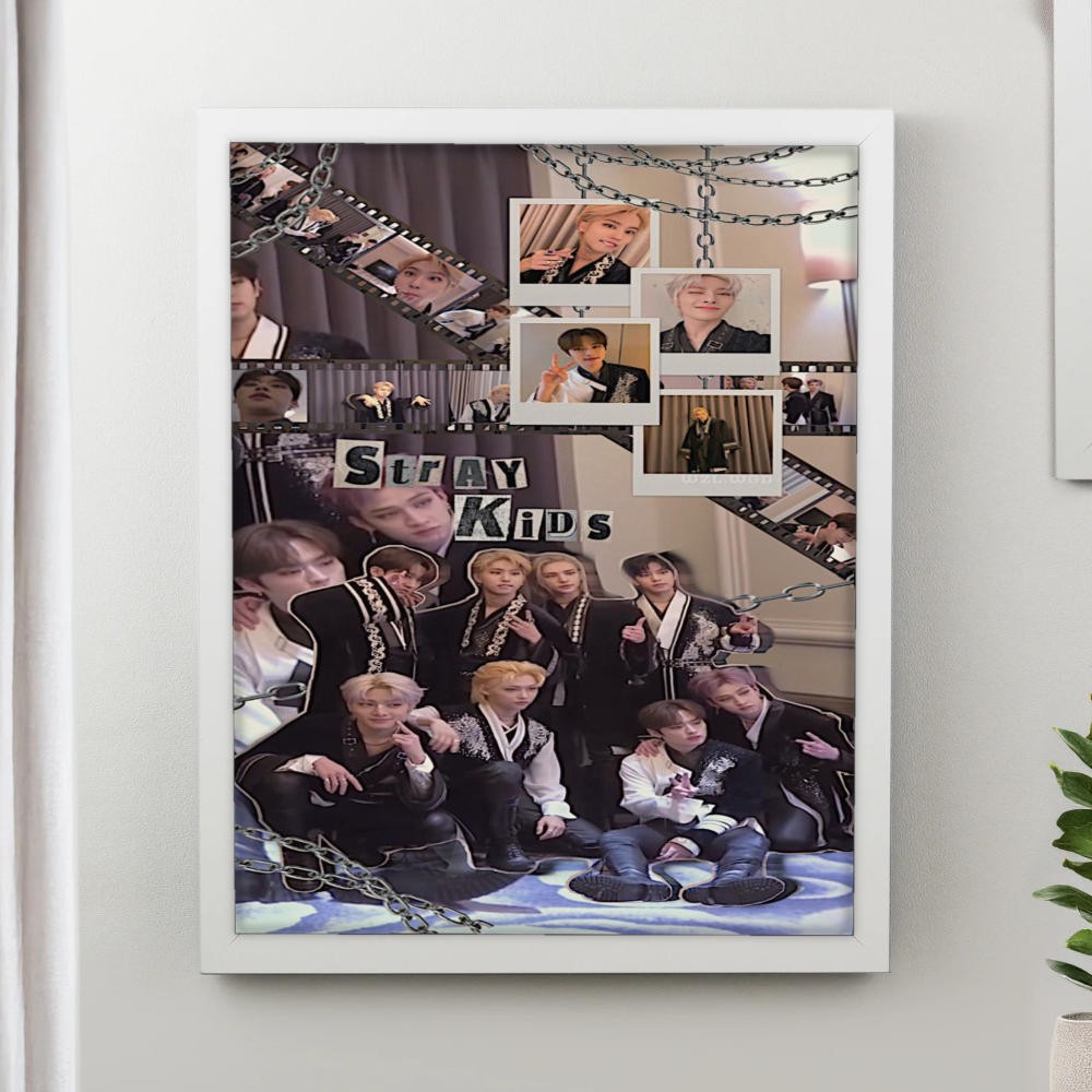 تابلو پینکمن طرح گروه استری کیدز 5 Star استتیک 5 Star Aesthetic Stray Kids 25 Jm