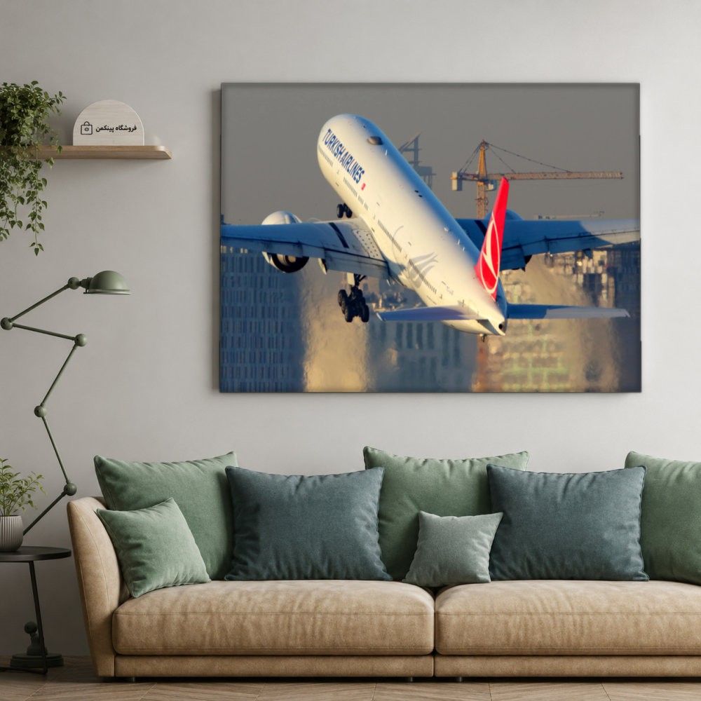 تابلو شاسی پینکمن طرح ترکیش ایرلاینز - Turkish Airlines 4k کد Jm51