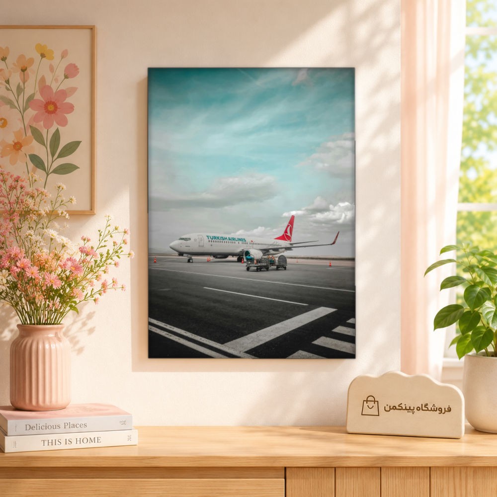 تابلو شاسی پینکمن طرح ترکیش ایرلاینز - Turkish Airlines 4k کد Jm46