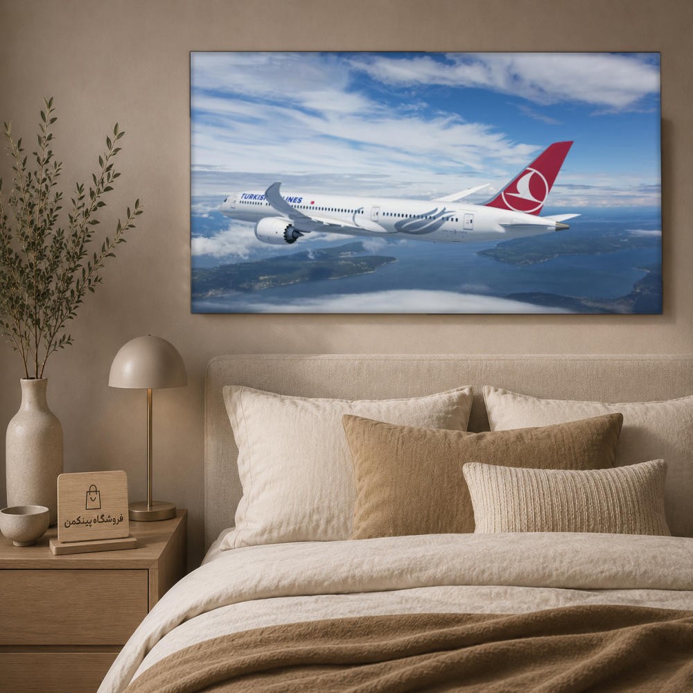 تابلو شاسی پینکمن طرح ترکیش ایرلاینز - Turkish Airlines 4k کد Jm43