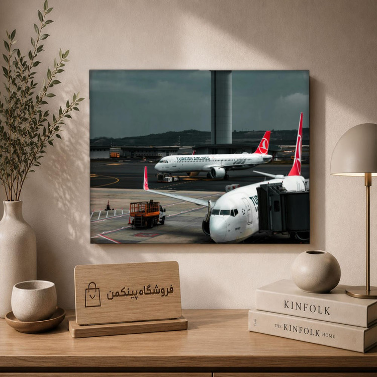 تابلو شاسی پینکمن طرح ترکیش ایرلاینز - Turkish Airlines 4k کد Jm38