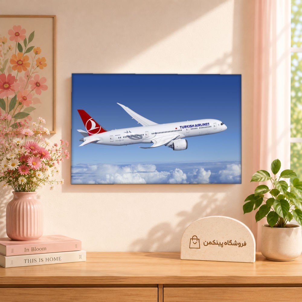تابلو شاسی پینکمن طرح ترکیش ایرلاینز - Turkish Airlines 4k کد Jm34