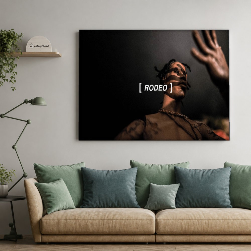 تابلو شاسی پینکمن طرح تراویس اسکات یوتوپیا تراویس اسکات - Travis Scott Utopia Desktop کد Jm 2