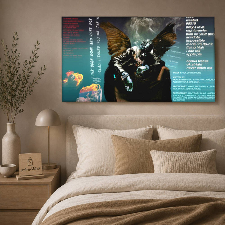 تابلو شاسی پینکمن طرح تراویس اسکات یوتوپیا تراویس اسکات - Travis Scott Utopia Desktop کد Jm 15