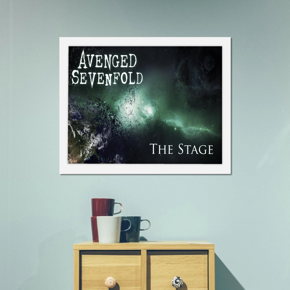 تابلو پینکمن طرح گروه Avenged Sevenfold Avenged Sevenfold Stage Avenged Sevenfold The Stage 17 Jm
