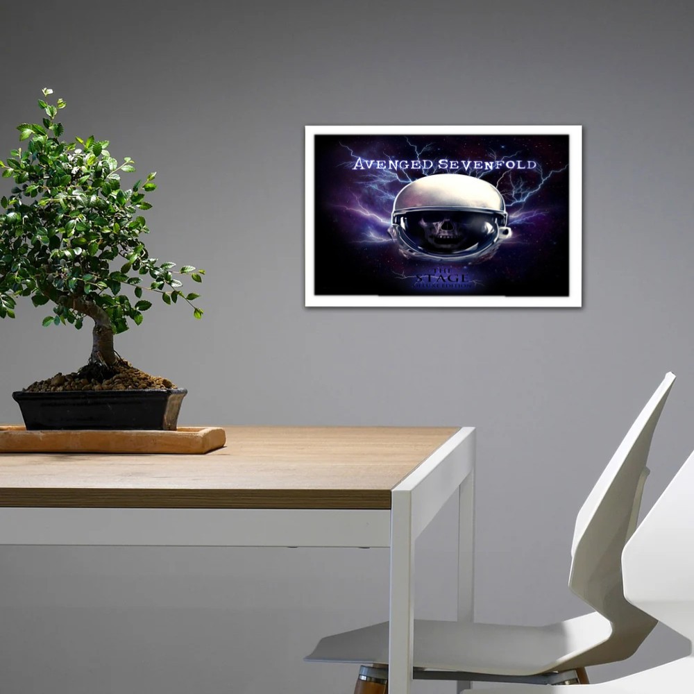 تابلو پینکمن طرح گروه Avenged Sevenfold Avenged Sevenfold Stage Avenged Sevenfold The Stage 15 Jm