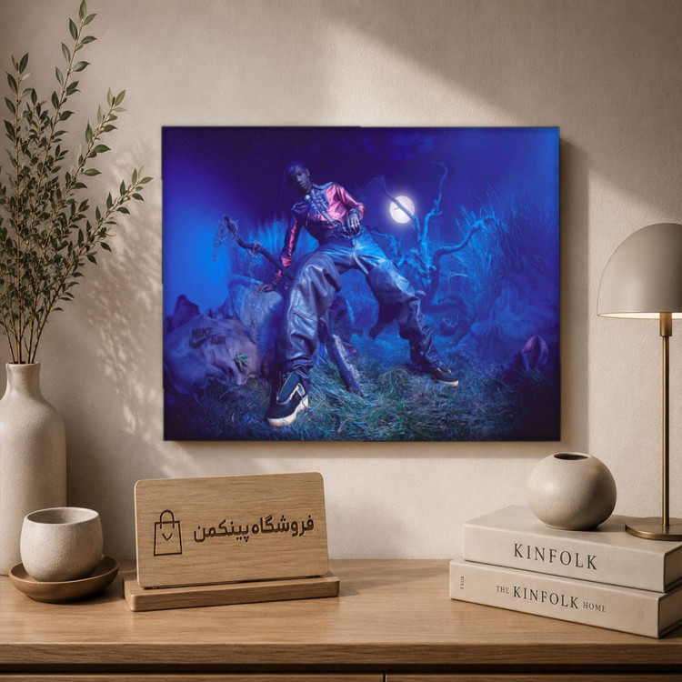 تابلو شاسی پینکمن طرح تراویس اسکات کاکتوس جک - Travis Scott Cactus Jack Desktop کد Jm 9
