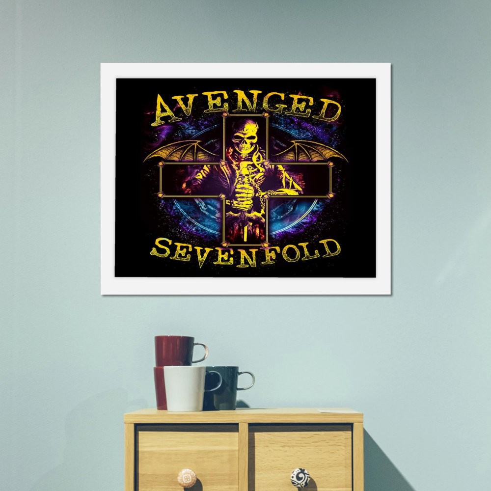 تابلو پینکمن طرح گروه Avenged Sevenfold Avenged Sevenfold Seize Day Avenged Sevenfold Seize The Day 4 Jm
