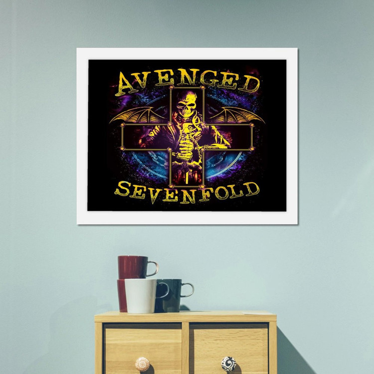 تابلو پینکمن طرح گروه Avenged Sevenfold Avenged Sevenfold Seize Day Avenged Sevenfold Seize The Day 4 Jm