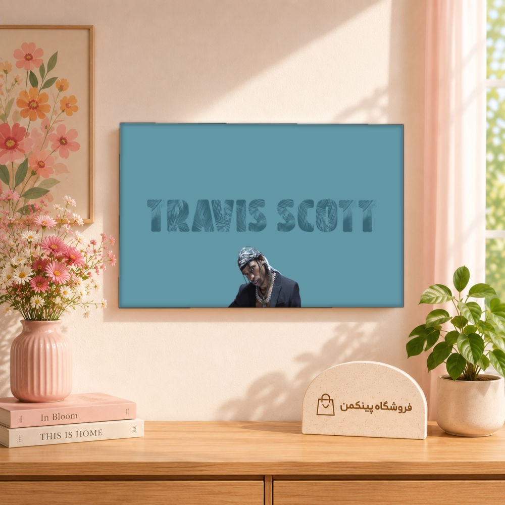 تابلو شاسی پینکمن طرح تراویس اسکات کاکتوس جک - Travis Scott Cactus Jack Desktop کد Jm 22