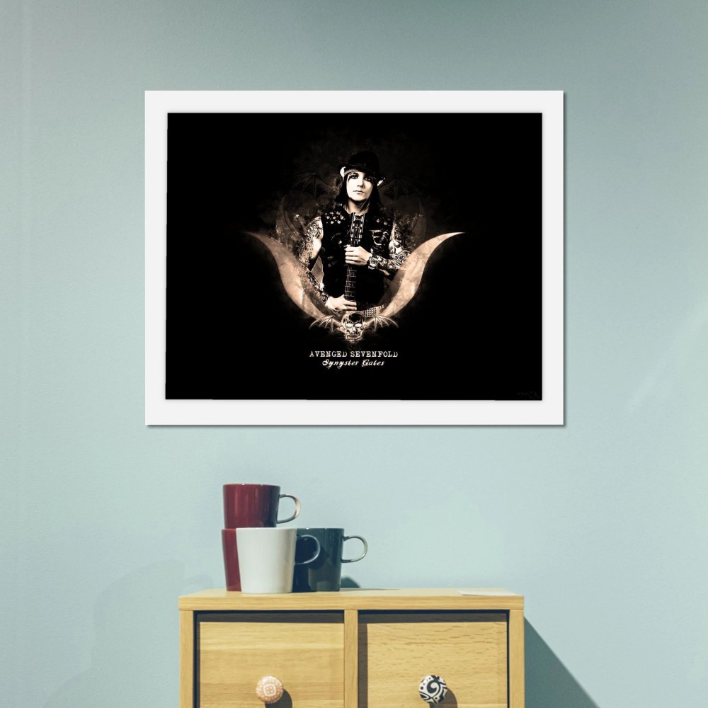 تابلو پینکمن طرح گروه Avenged Sevenfold Avenged Sevenfold Seize Day Avenged Sevenfold Seize The Day 29 Jm