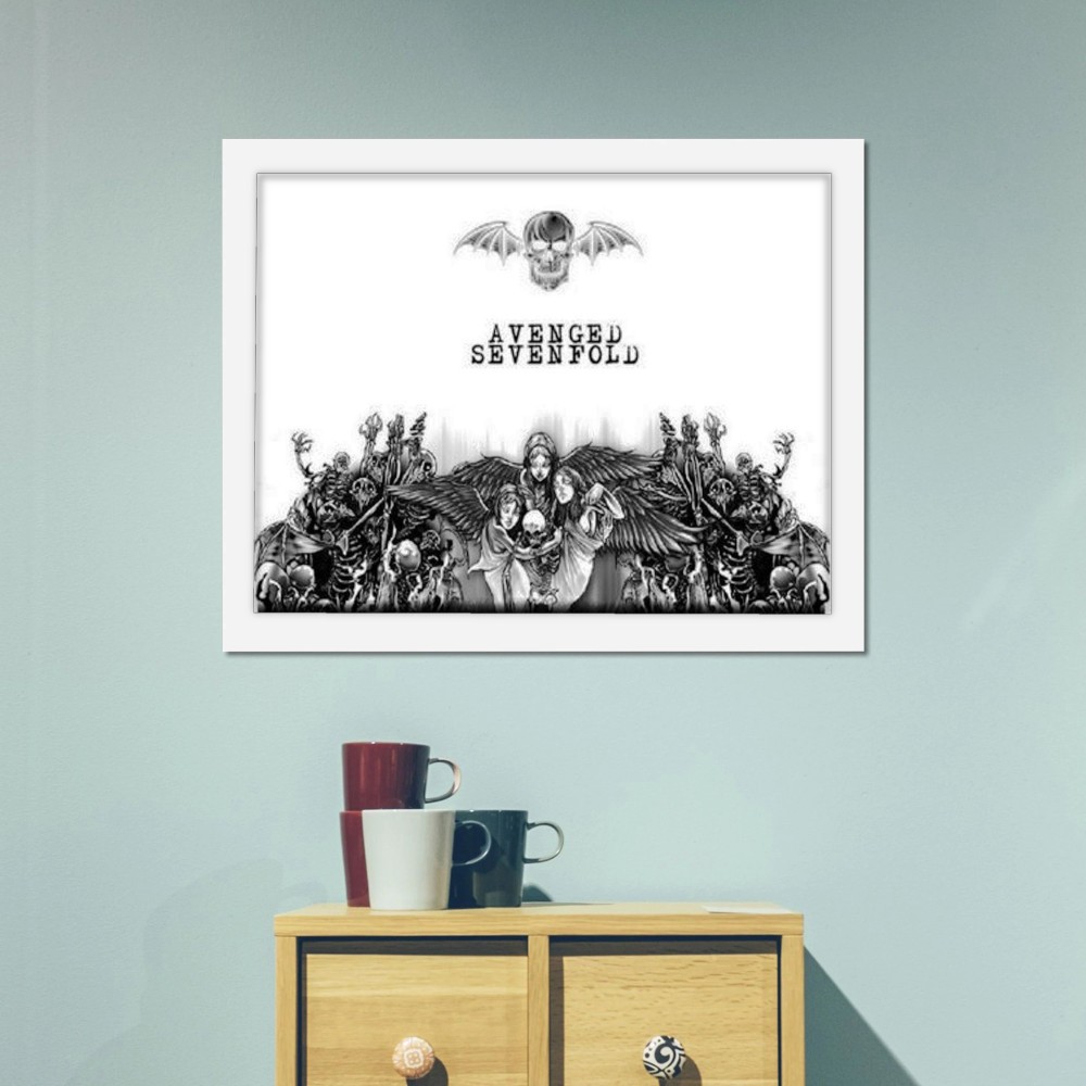 تابلو پینکمن طرح گروه Avenged Sevenfold Avenged Sevenfold Seize Day Avenged Sevenfold Seize The Day 24 Jm