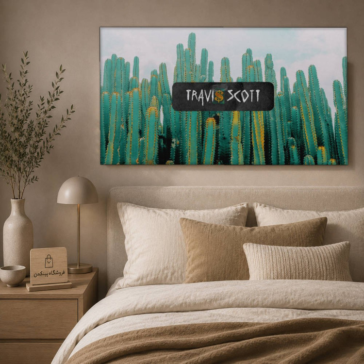 تابلو شاسی پینکمن طرح تراویس اسکات کاکتوس جک - Travis Scott Cactus Jack Desktop کد Jm 1