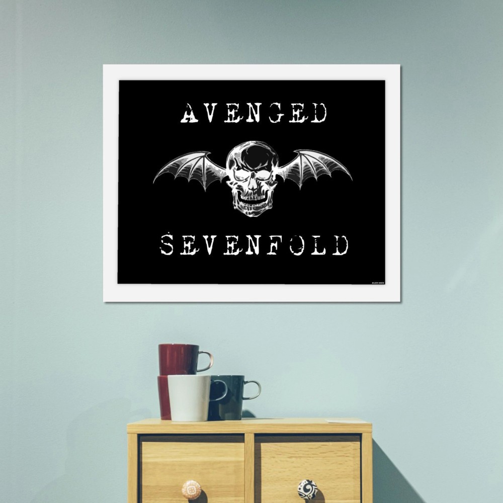تابلو پینکمن طرح گروه Avenged Sevenfold Avenged Sevenfold Seize Day Avenged Sevenfold Seize The Day 1 Jm