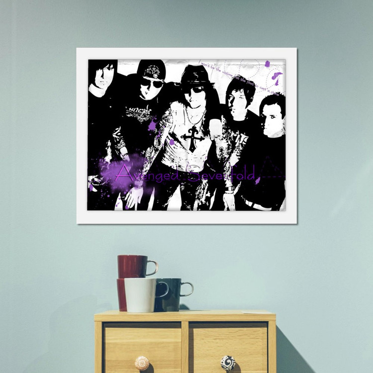 تابلو پینکمن طرح گروه Avenged Sevenfold Avenged Sevenfold Rev Avenged Sevenfold The Rev 36 Jm