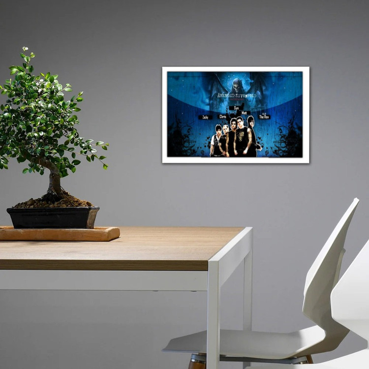 تابلو پینکمن طرح گروه Avenged Sevenfold Avenged Sevenfold Rev Avenged Sevenfold The Rev 25 Jm