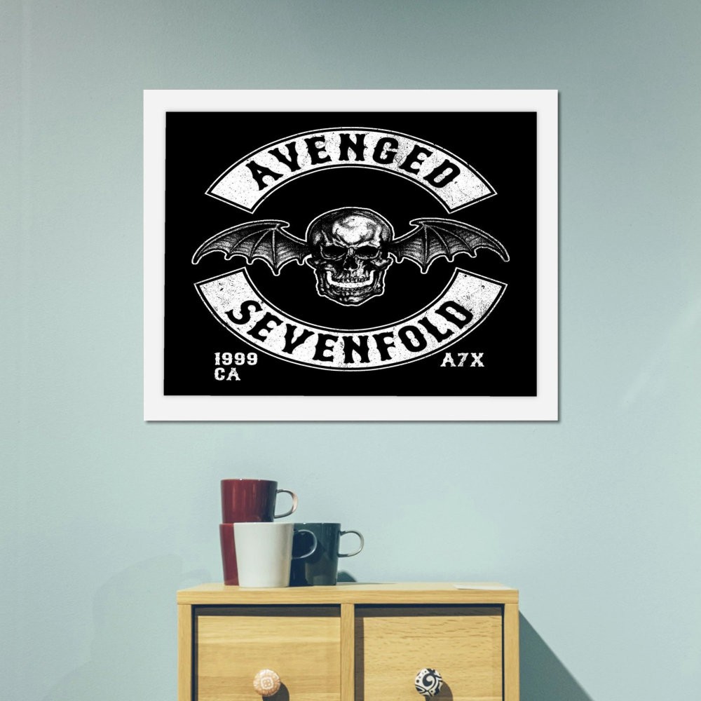 تابلو پینکمن طرح گروه Avenged Sevenfold Avenged Sevenfold Rev Avenged Sevenfold The Rev 22 Jm