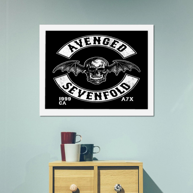 تابلو پینکمن طرح گروه Avenged Sevenfold Avenged Sevenfold Rev Avenged Sevenfold The Rev 22 Jm