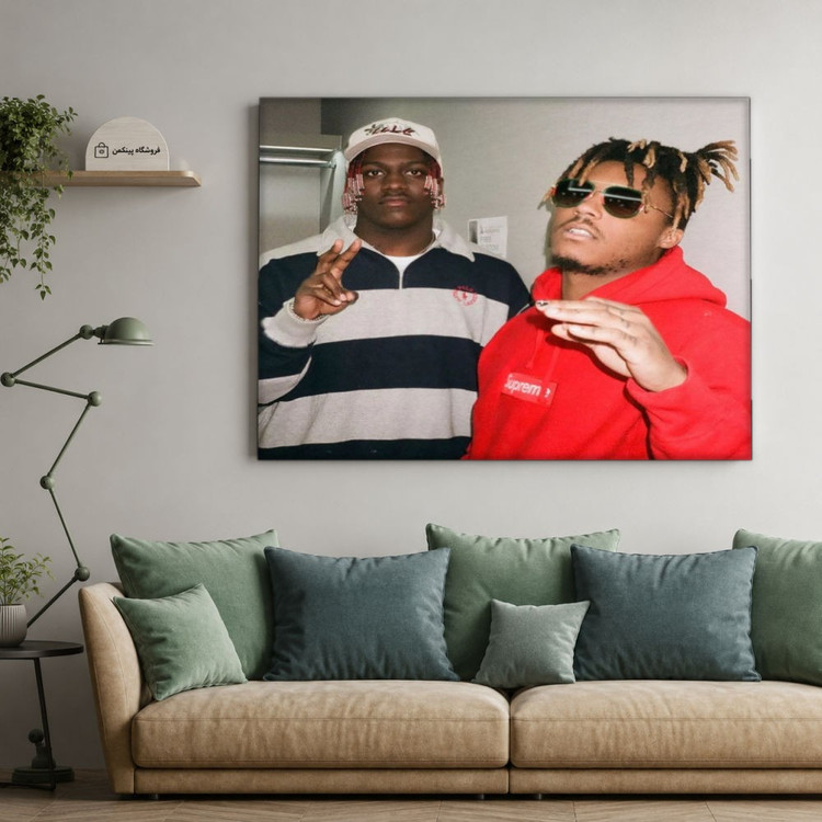 تابلو شاسی پینکمن طرح تراویس اسکات و Juice Wrld - Travis Scott And Juice Wrld کد Jm 11