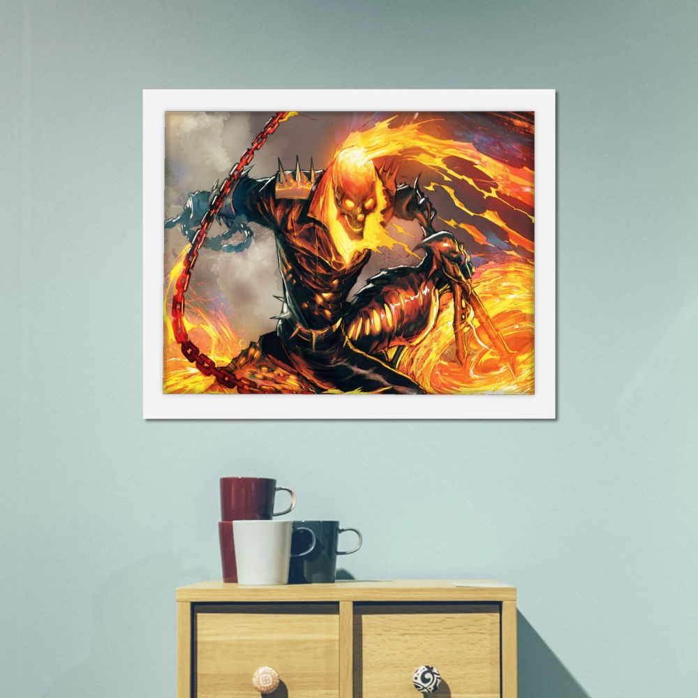 تابلو پینکمن طرح کمیک گوست رایدر Ghost Rider Comics 43 Jm
