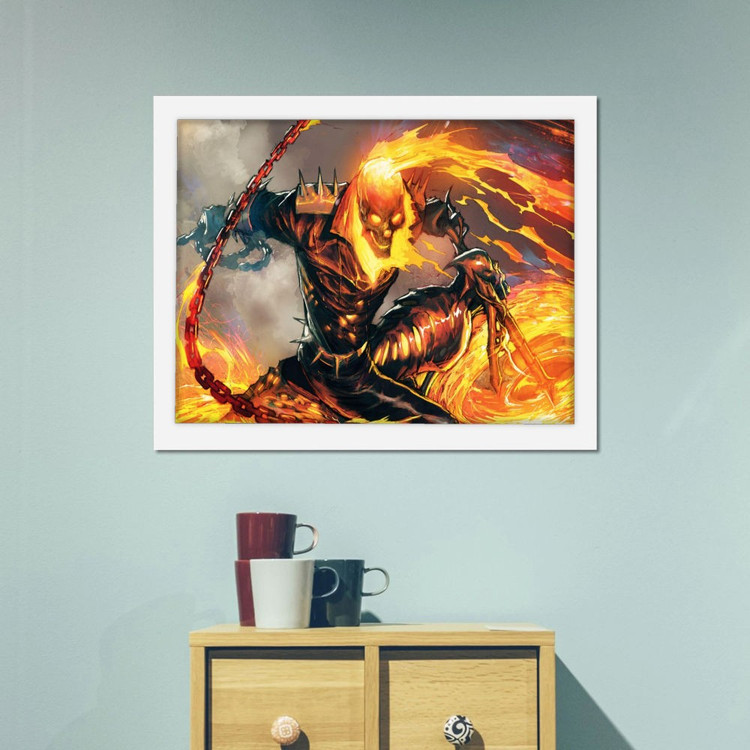 تابلو پینکمن طرح کمیک گوست رایدر Ghost Rider Comics 43 Jm
