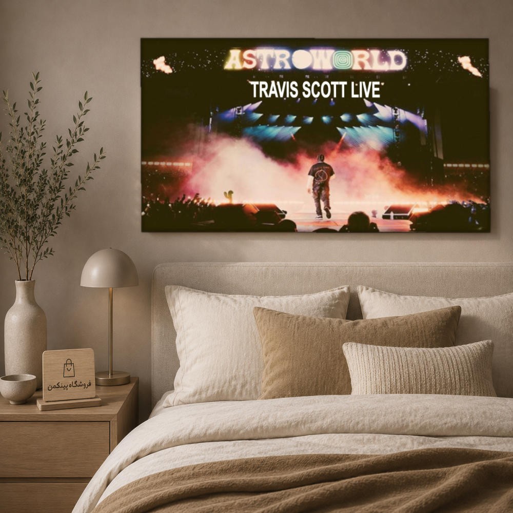 تابلو شاسی پینکمن طرح تراویس اسکات نسخه یازدهم - Travis Scott Macbook کد Jm 21