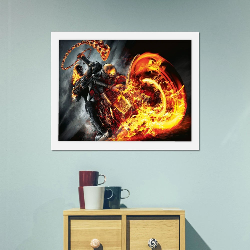 تابلو پینکمن طرح کمیک گوست رایدر Ghost Rider Comics 30 Jm