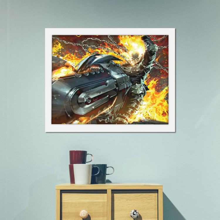 تابلو پینکمن طرح کمیک گوست رایدر Ghost Rider Comics 24 Jm