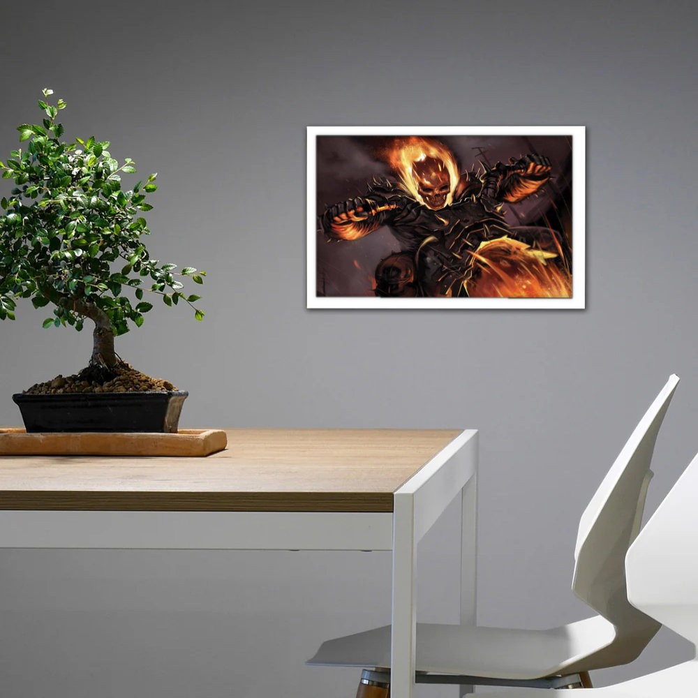 تابلو پینکمن طرح کمیک گوست رایدر Ghost Rider Comics 22 Jm