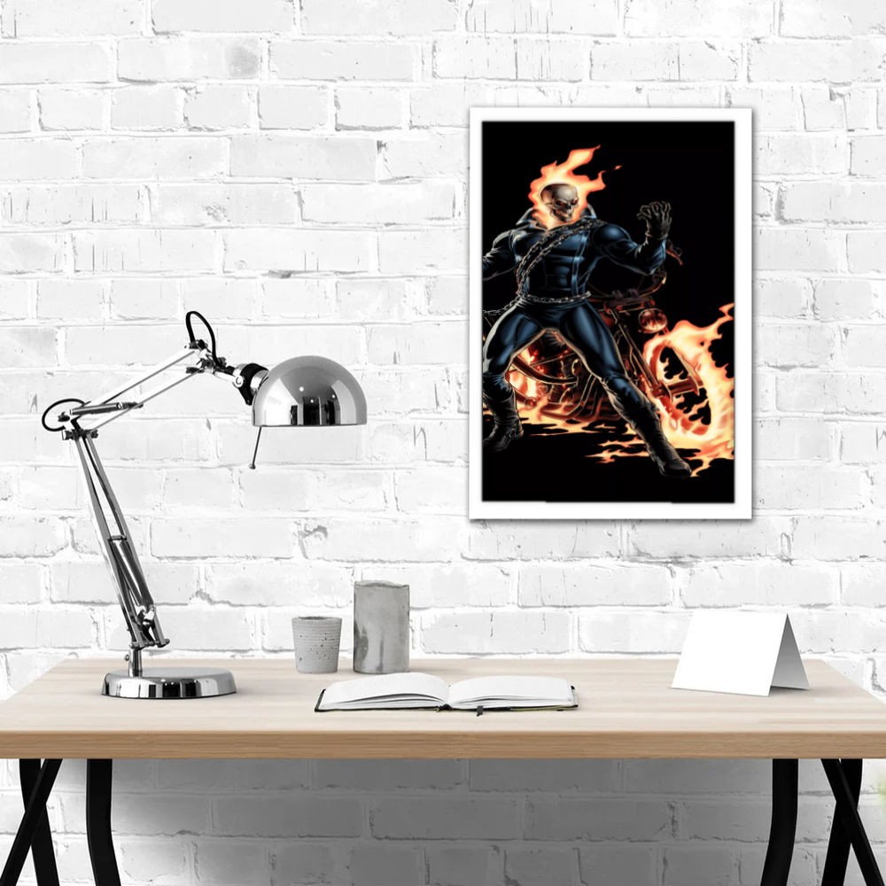 تابلو پینکمن طرح کمیک گوست رایدر Ghost Rider Comics 20 Jm