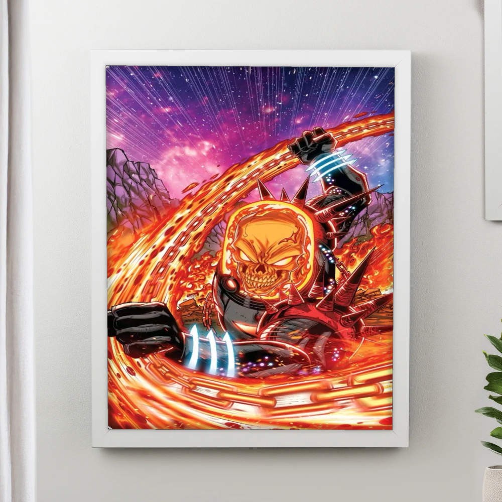 تابلو پینکمن طرح کمیک گوست رایدر Ghost Rider Comics 19 Jm
