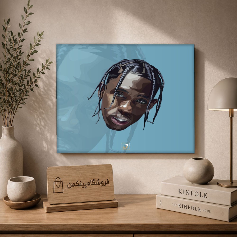 تابلو شاسی پینکمن طرح تراویس اسکات نسخه چهارم - Travis Scott کد Jm 58