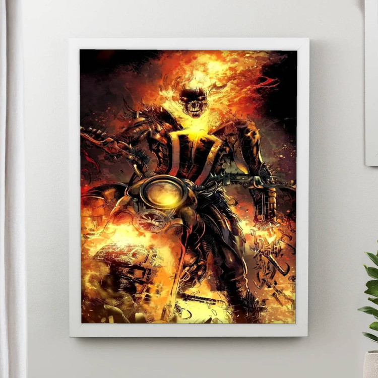 تابلو پینکمن طرح کمیک گوست رایدر Ghost Rider Comics 18 Jm