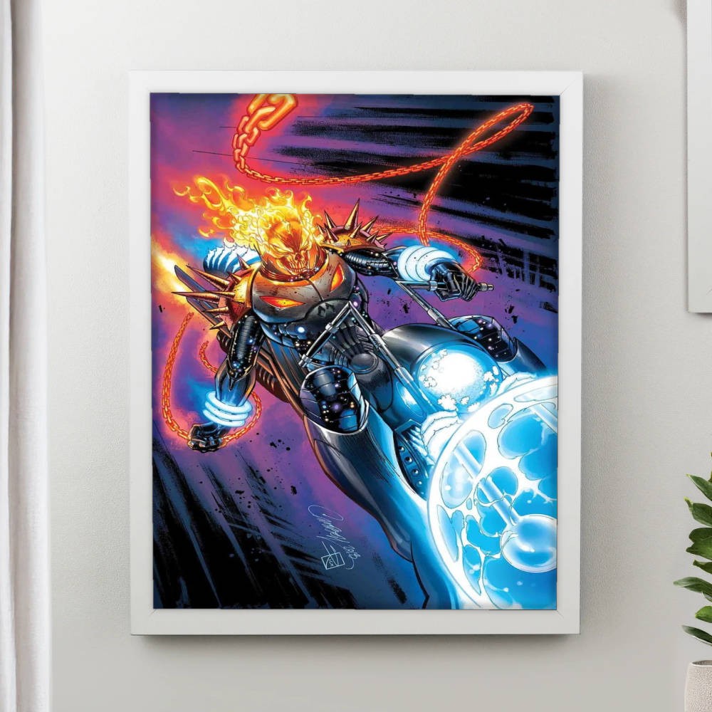 تابلو پینکمن طرح کمیک گوست رایدر Ghost Rider Comics 16 Jm