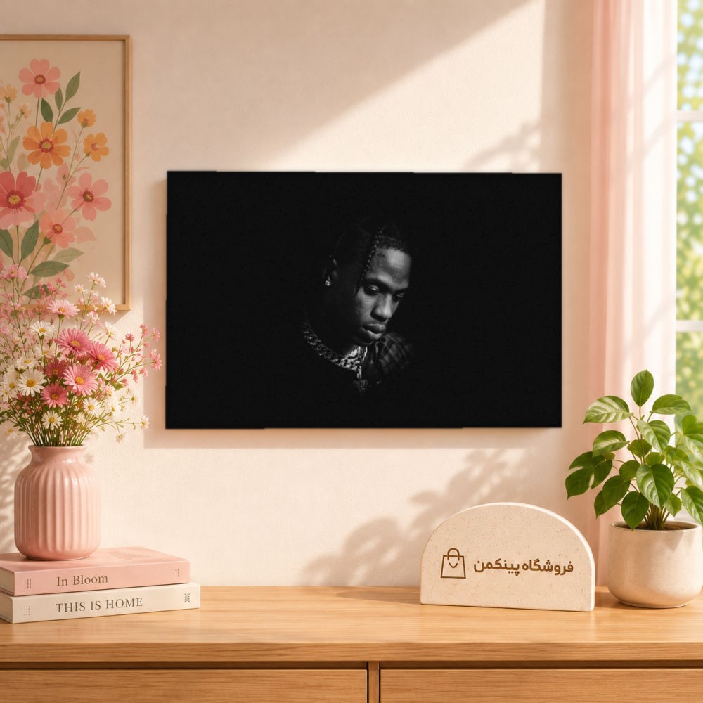 تابلو شاسی پینکمن طرح تراویس اسکات نسخه چهارم - Travis Scott کد Jm 51