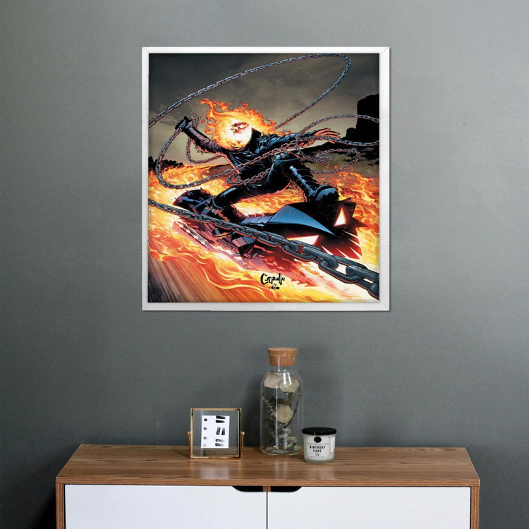 تابلو پینکمن طرح کمیک گوست رایدر Ghost Rider Comics 11 Jm