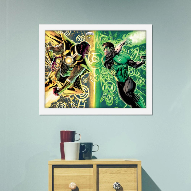 تابلو پینکمن طرح کمیک گرین لنترن Comic Green Lantern 1 Jm