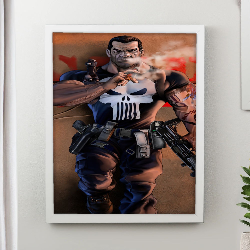 تابلو پینکمن طرح کمیک پانیشر Punisher Comics 31 Jm